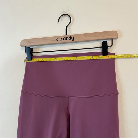 Lululemon Purple Wunder Under Scallop Leggings - Picture 5 of 7